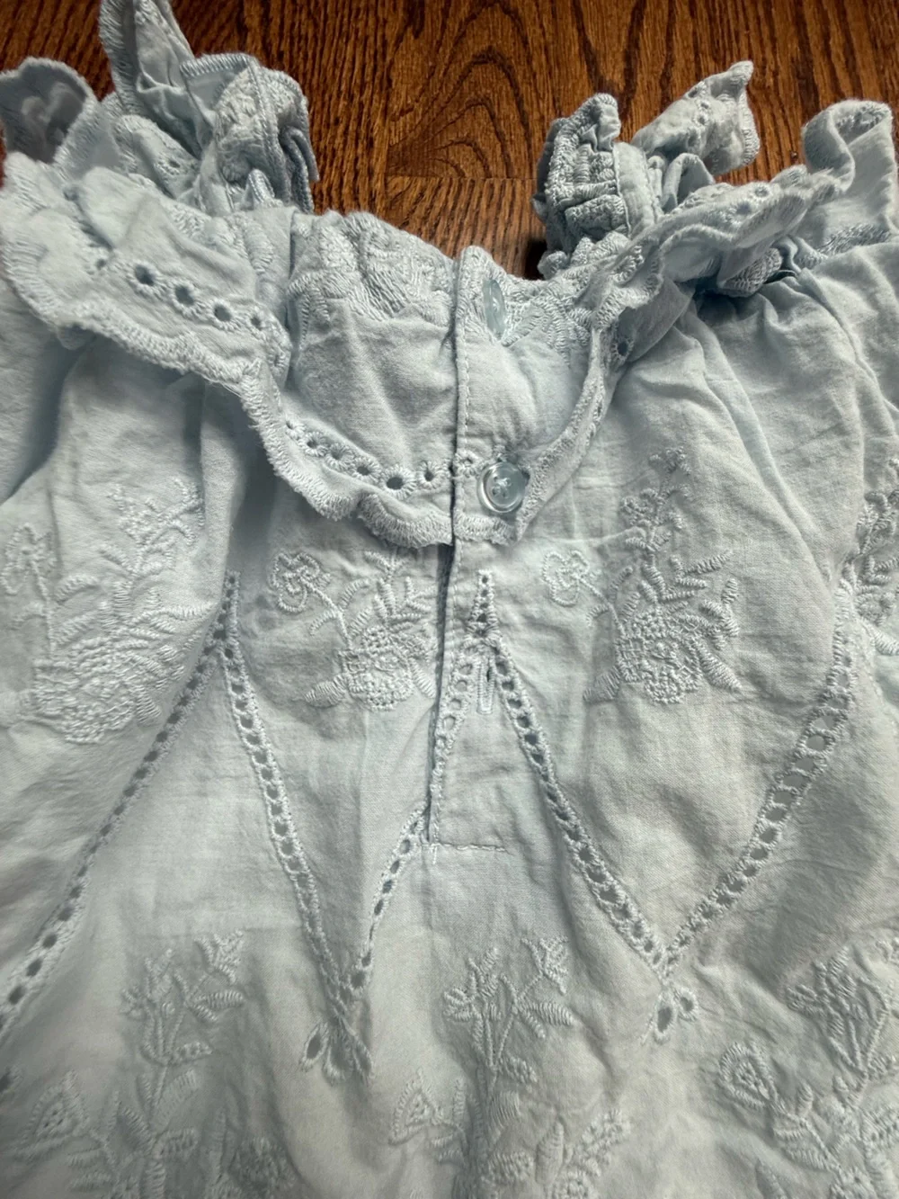 Miniclasix Eyelet Sundress and Bloomers 3 Months